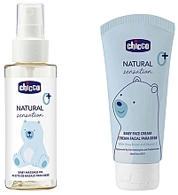 Набор - Chicco Natural Sensation We Are 2 Set (f/cr/50ml + b/oil/100ml) — фото N2