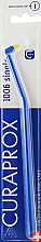 Монопучкова зубна щітка "Single CS 1006", синя з салатовим - Curaprox — фото N1