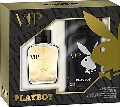 Playboy VIP for Him - Набор (edt/60ml + sh/gel/250ml) — фото N1