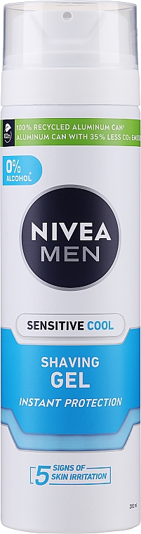 Охлаждающий гель для бритья - NIVEA MEN Sensitive Cool Shaving Gel — фото N3