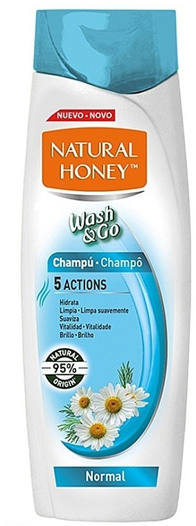Шампунь для нормальных волос - Natural Honey Wash & Go Shampoo — фото N1