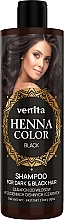 Парфумерія, косметика Шампунь для догляду за темним і чорним волоссям - Venita Henna Color Shampoo Black