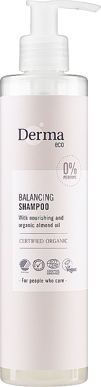 Шампунь для волос - Derma Eco Woman Balancing Shampoo — фото N1