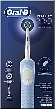Электрическая зубная щетка, голубая - Oral-B Vitality Pro Protect X Clean Blue — фото N2