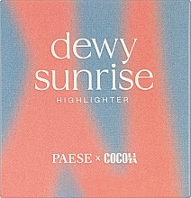 Хайлайтер - Paese Dewy Sunrise Highlighter — фото N2