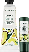 Набор - The Body Shop Hugs & Kisses Avocado Hand & Lip Duo (lip/balm/4.2g + h/balm/30ml) — фото N2