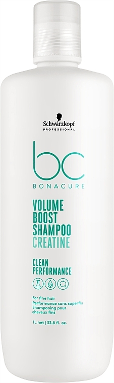 Шампунь для тонкого волосся - Schwarzkopf Professional Bonacure Volume Boost Shampoo Ceratine — фото N1