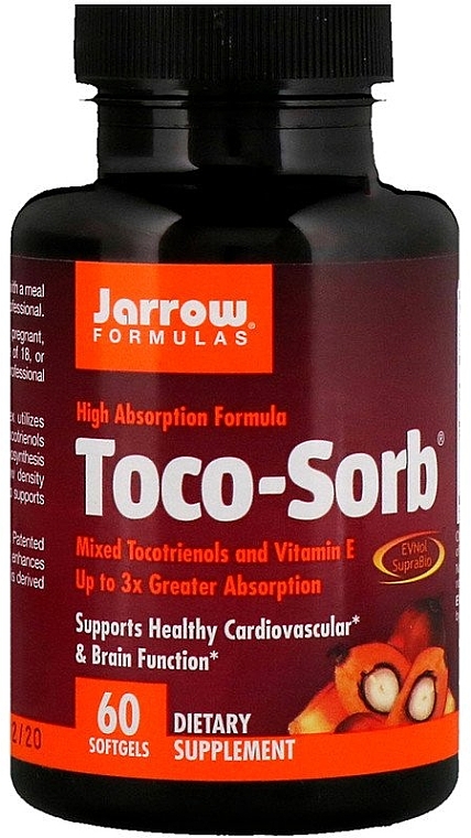 Смесь токотриенолов и витамина Е - Jarrow Formulas Toco-Sorb — фото N3