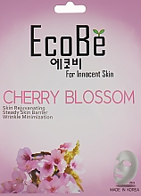 Парфумерія, косметика Маска тканинна для обличчя "Квітуча вишня" - Eco Be Cherry Blossom Mask