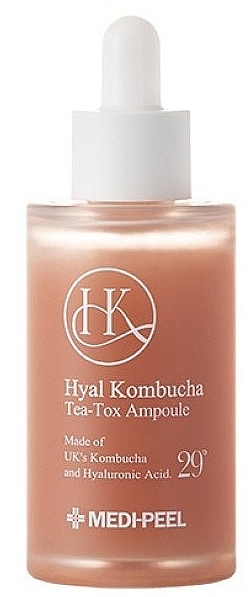 Увлажняющая сыворотка для повышения эластичности кожи - MEDIPEEL Hyal Kombucha Tea-Tox Ampoule — фото N1