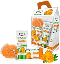 Набір - Equilibra Calendula (cr/100ml + soap/100g + sponge) — фото N2