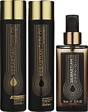 Набор - Sebastian Professional Dark Oil (sh/250ml + cond/250ml + oil/95ml) — фото N2