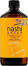 Парфумерія, косметика Зволожуючий шампунь для волосся після сонця - Nashi Argan UV Factor After Sun Hydrating Shampoo