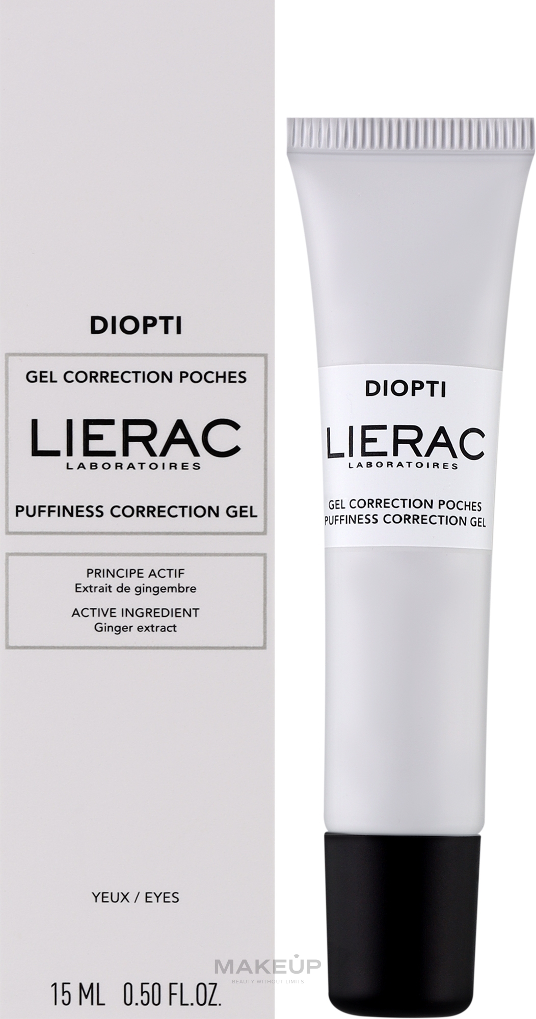 Гель для коррекции отечности под глазами - Lierac Diopti Puffiness Correction Gel — фото 15ml