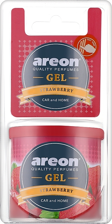 Ароматизований гель у блістері "Полуниця" - Areon Gel Can Blister Strawberry — фото N1