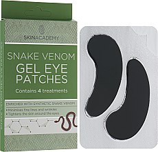 Парфумерія, косметика Патчі під очі - Skin Academy Pretty Smooth Snake Venom Gel Eye Patches