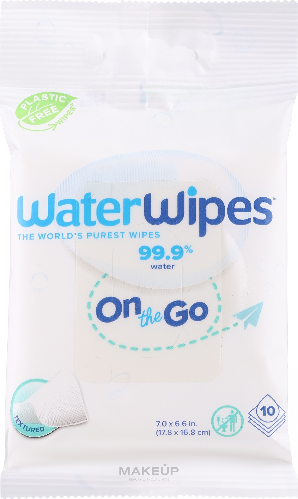 Дитячі вологі серветки, 3х60 шт. - WaterWipes Baby Wipes — фото 10шт