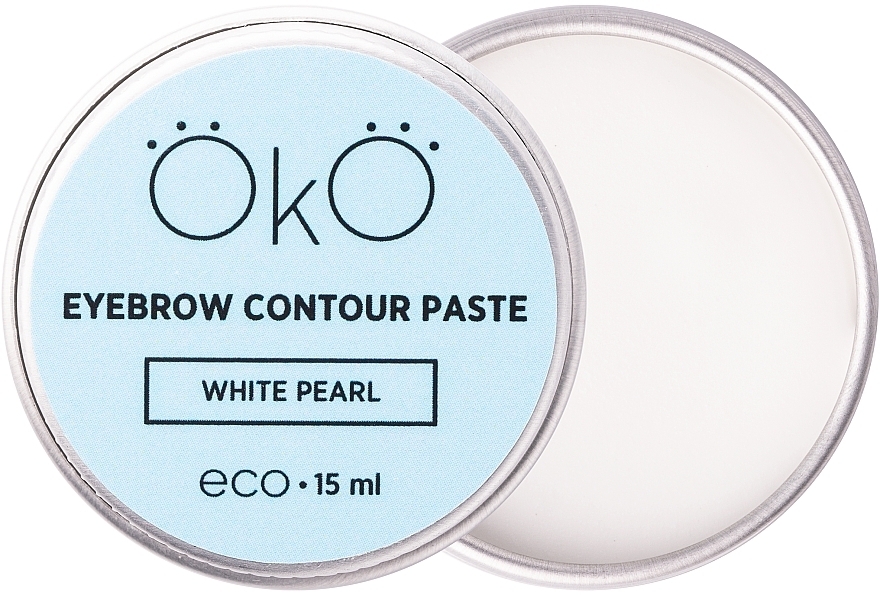 Паста для бровей - OkO Lash & Brow Eyebrow Contour Paste White Pearl — фото N2