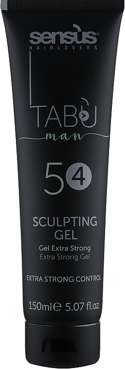 Гель для волос сильной фиксации - Sensus Tabu Sculpting Gel 54 — фото N1