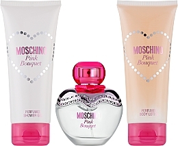 Moschino Pink Bouquet - Набір (edt/50ml + b/lot/100ml + sh/gel/100ml) — фото N2