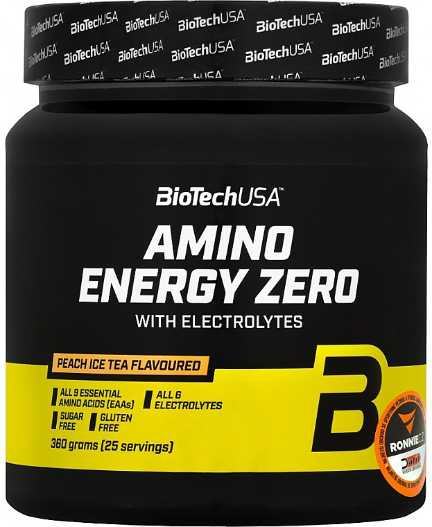 Амінокислоти "Персиковий холодний чай" - BioTechUSA Amino Energy Zero With Electrolytes Peach Ice Tea — фото N1