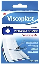 Парфумерія, косметика Медичний пластир суперм'який, 1 м х 8 см - Viscoplast Prestopor Supersoft