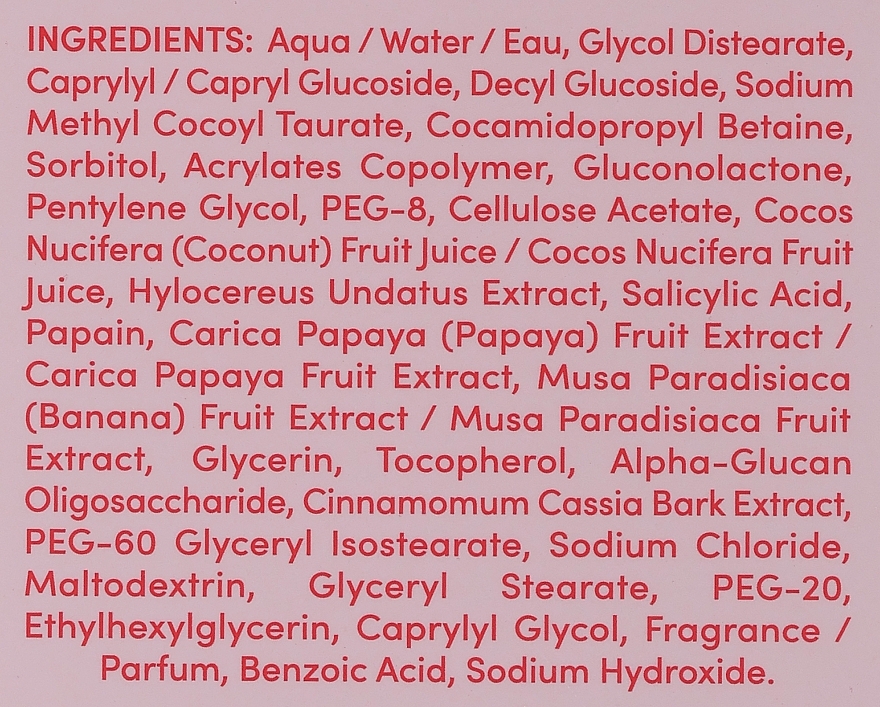 Очищувальний засіб для обличчя на водній основі - Coco & Eve Fruit Enzyme Cleanser — фото N3
