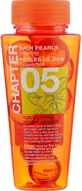 Релаксирующие жемчужины для ванны "Персик и орхидея" - Mades Cosmetics Chapter Bath Pearls — фото N1