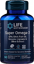 Парфумерія, косметика Харчова добавка "Омега-3" - Life Extension Super Omega-3 Enteric Coated Softgels