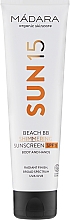 Парфумерія, косметика Сонцезахисний крем для тіла - Madara Cosmetics Sun15 Beach BB Shimmering Sunscreen SPF15