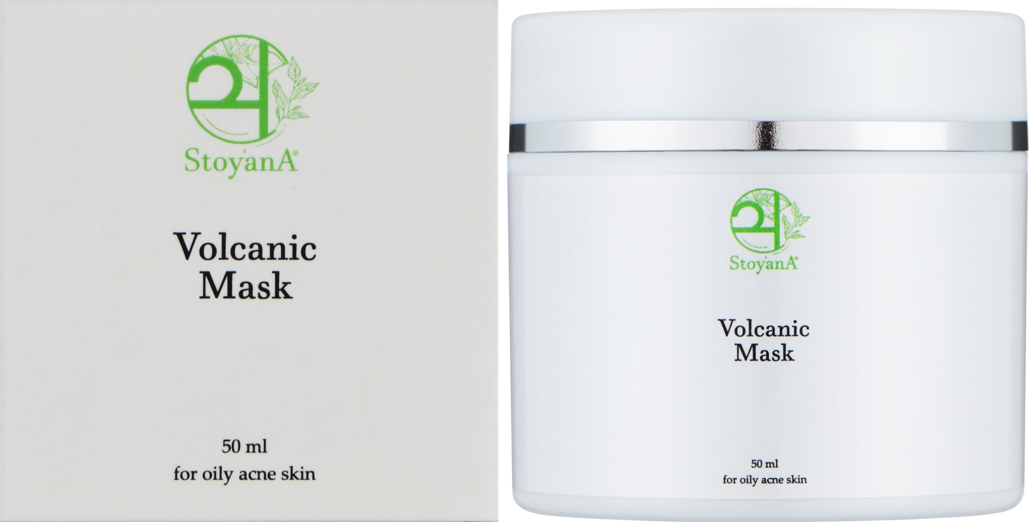 Маска для лица на основе вулканического пепла - StoyanA Volcanic Mask Oily Skin Pores — фото 50ml