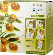 Парфумерія, косметика Косметичний набір - Dr. Sante Olivio Lux (cr/50ml + cr/50ml + milk/200ml + cr/200ml + cr/100ml)