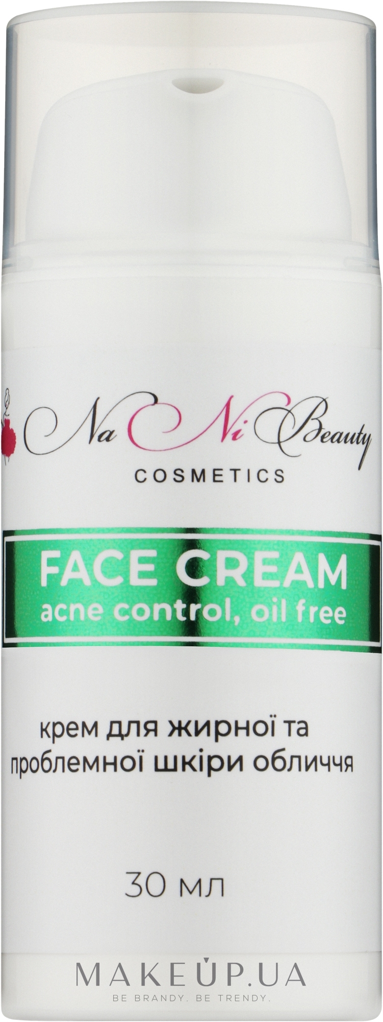 Крем для лица для проблемной кожи - NaNiBeauty Face Cream — фото 30ml