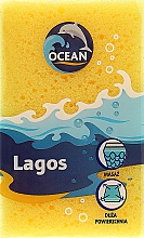 Парфумерія, косметика Губка масажна для купання "Lagos" жовта - Ocean