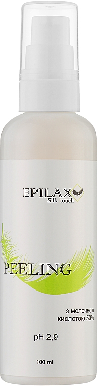 Пилинг с молочной кислотой 50% (pH 2.9) - Epilax Silk Touch Peeling