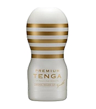 Духи, Парфюмерия, косметика Мастурбатор, белый с золотым - Tenga Premium Original Vacuum Cup Gentle