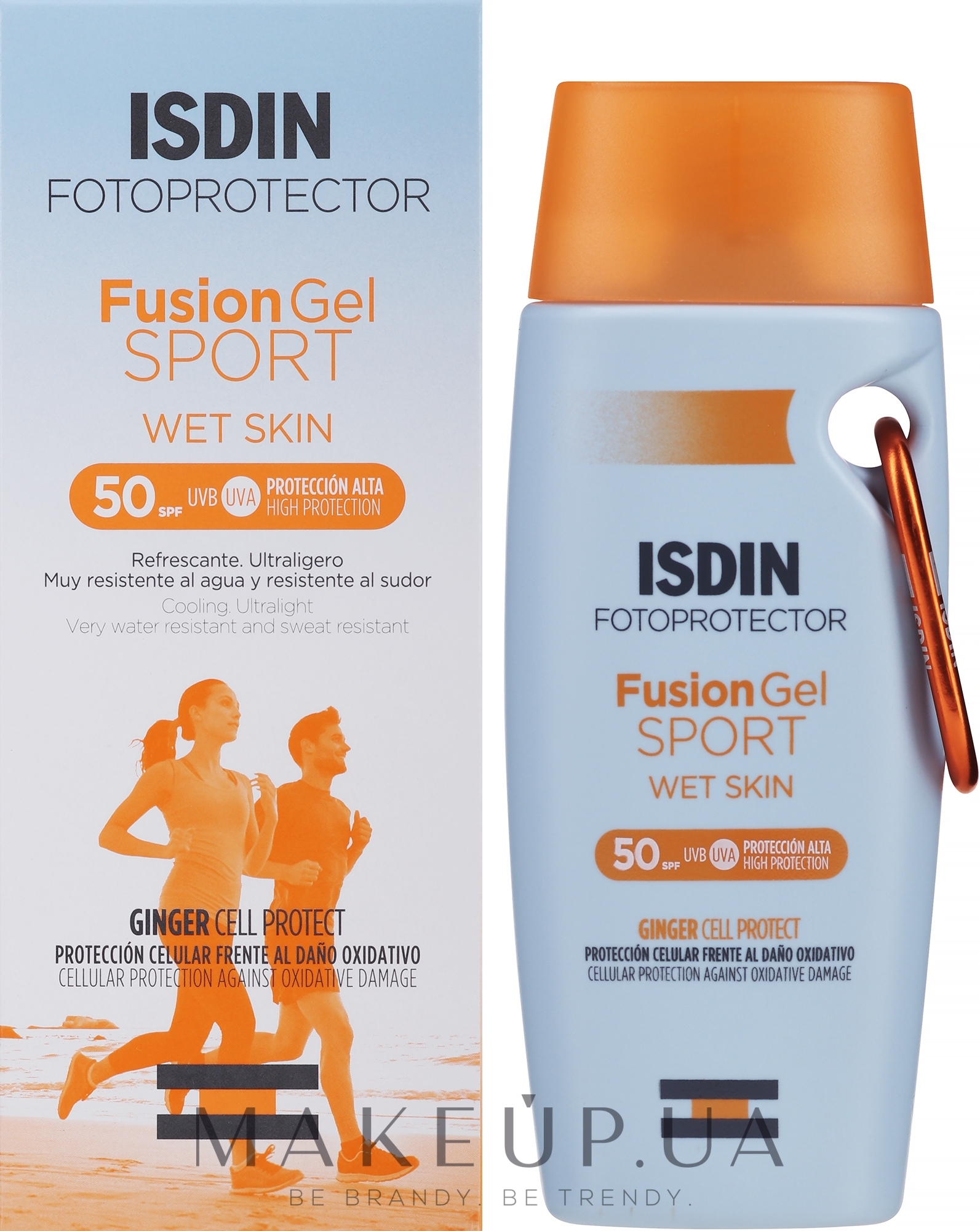 Солнцезащитный крем-гель - Isdin Fotoprotector Fusion Gel SPF50+ — фото 100ml