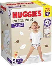 Підгузки-трусики Extra Care, розмір 5 (12-17 кг), 68 шт. - Huggies — фото N2