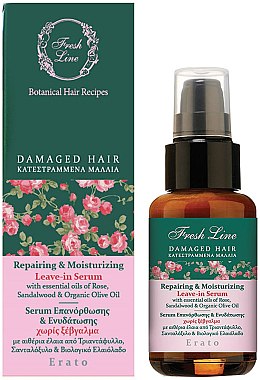 Восстанавливающая и увлажняющая сыворотка - Fresh Line Botanical Hair Remedies Dry/Dehydrated Erato — фото N2