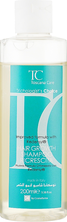 Шампунь для стимуляції росту волосся - Cosmofarma Toscana Care Shampoo Ricrescita — фото N2