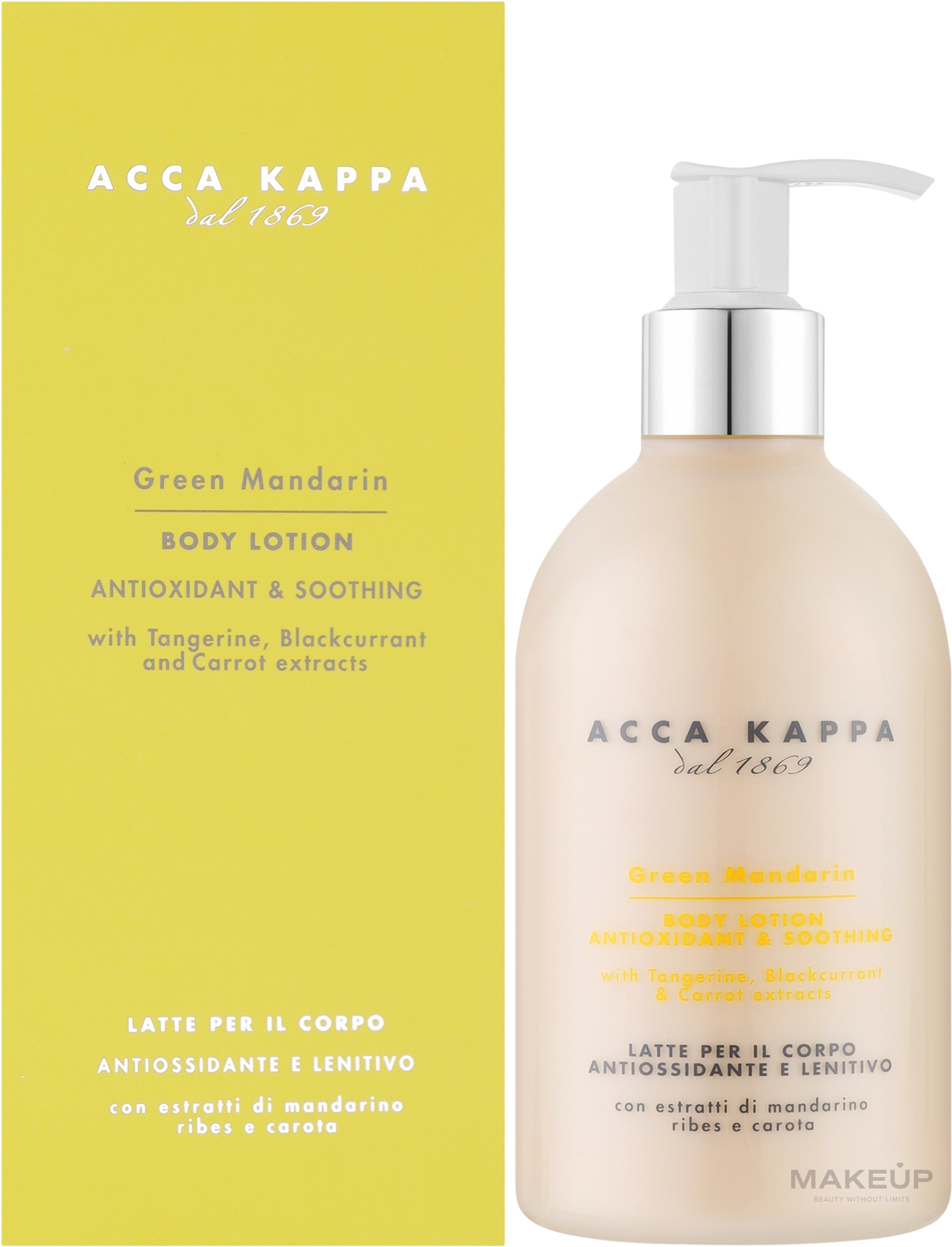 Лосьйон для тіла - Acca Kappa Green Mandarin Body Lotion — фото 300ml