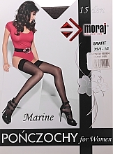 Духи, Парфюмерия, косметика Чулки женские "Marine" 15 DEN, grafit - Moraj