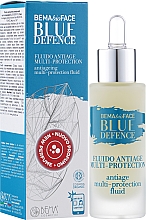 Антивіковий мультизахисний флюїд для обличчя - Bema Cosmetici BemaBioFace Blue Defence Anti-Aging Multi-Protect Fluid — фото N2