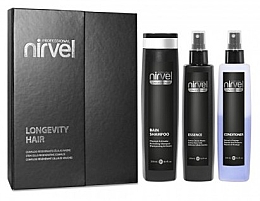 Духи, Парфюмерия, косметика Набор - Nirvel Professional Longevity (cond/250ml + shm/250ml + emulsion/250ml)