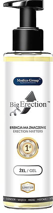 Гель для эрекции - Medica-Group Big Erection Gel — фото N1