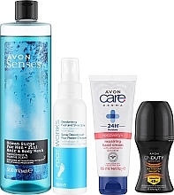 Духи, Парфюмерия, косметика Набор - Avon Care Set (deo/50ml + sh/gel/500ml + h/cr/75ml + foot/spray/100ml)