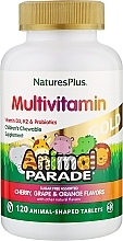 Мультивітаміни для дітей, мікс смаків - NaturesPlus Animal Parade Gold Multivitamin Children’s Chewables — фото N3