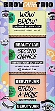 Набор - Beauty Jar Set (brow/mask/15ml + brow/oil/15ml + brow/scrub/15ml)  — фото N1