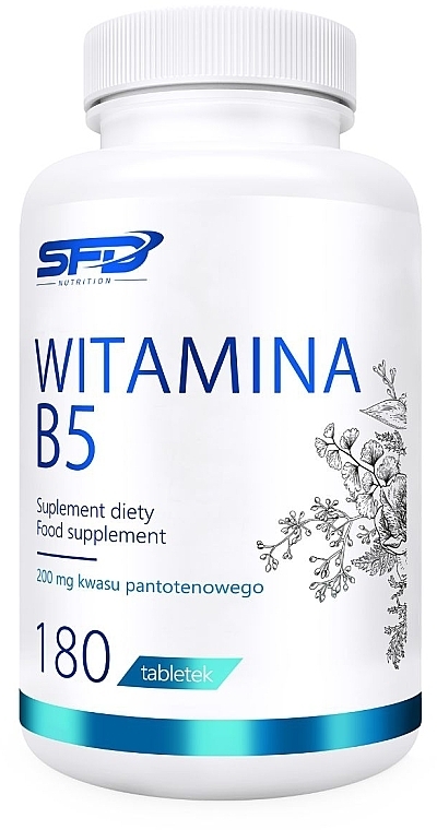 Харчова добавка "Вітамін B5" - SFD Nutrition Vitamin B5 — фото N1