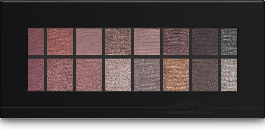 Палетка теней для век, 16 оттенков - Aden Cosmetics Eyeshadow Palette — фото N2